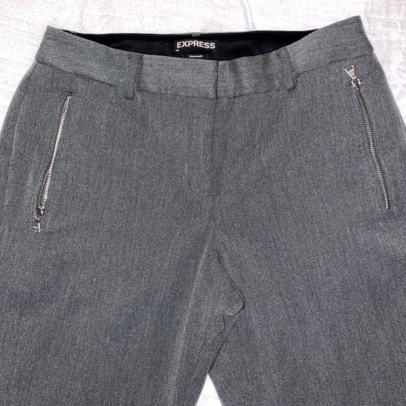 Express Columnist Pant | Size 4R | Boot Leg | Charcoal Gray - Picture 3 of 8